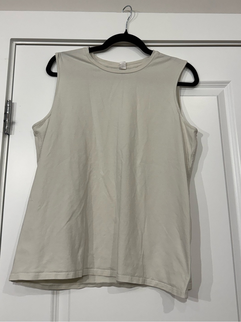 lululemon athletica Sleeveless Muscle Tee in Light Beige